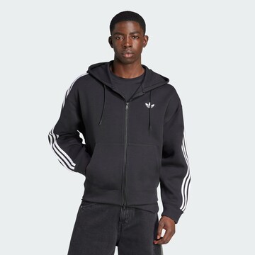 ADIDAS ORIGINALS Кофта на молнии 'Adicolor Spacer' в Черный: спереди