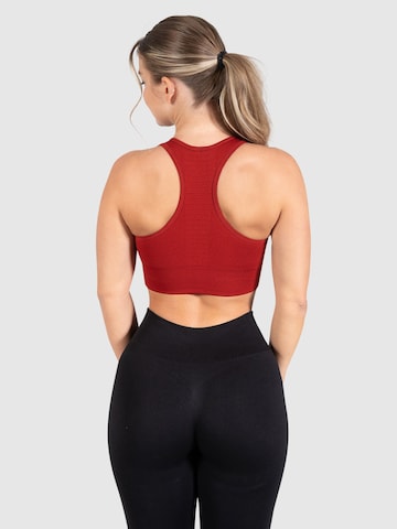 Smilodox Bralette Sports Top in Red