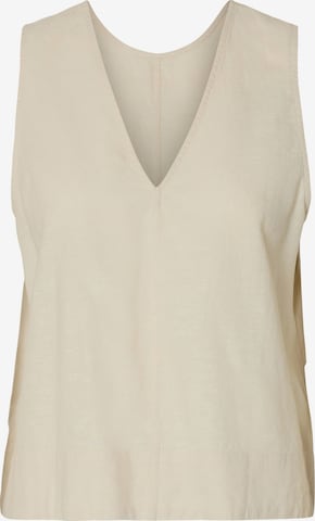 SELECTED FEMME Блуза 'SLFLINNA' в бежово: отпред