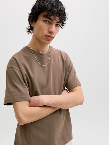 JACK & JONES Tričko 'JPRBlaethan' – hnědá