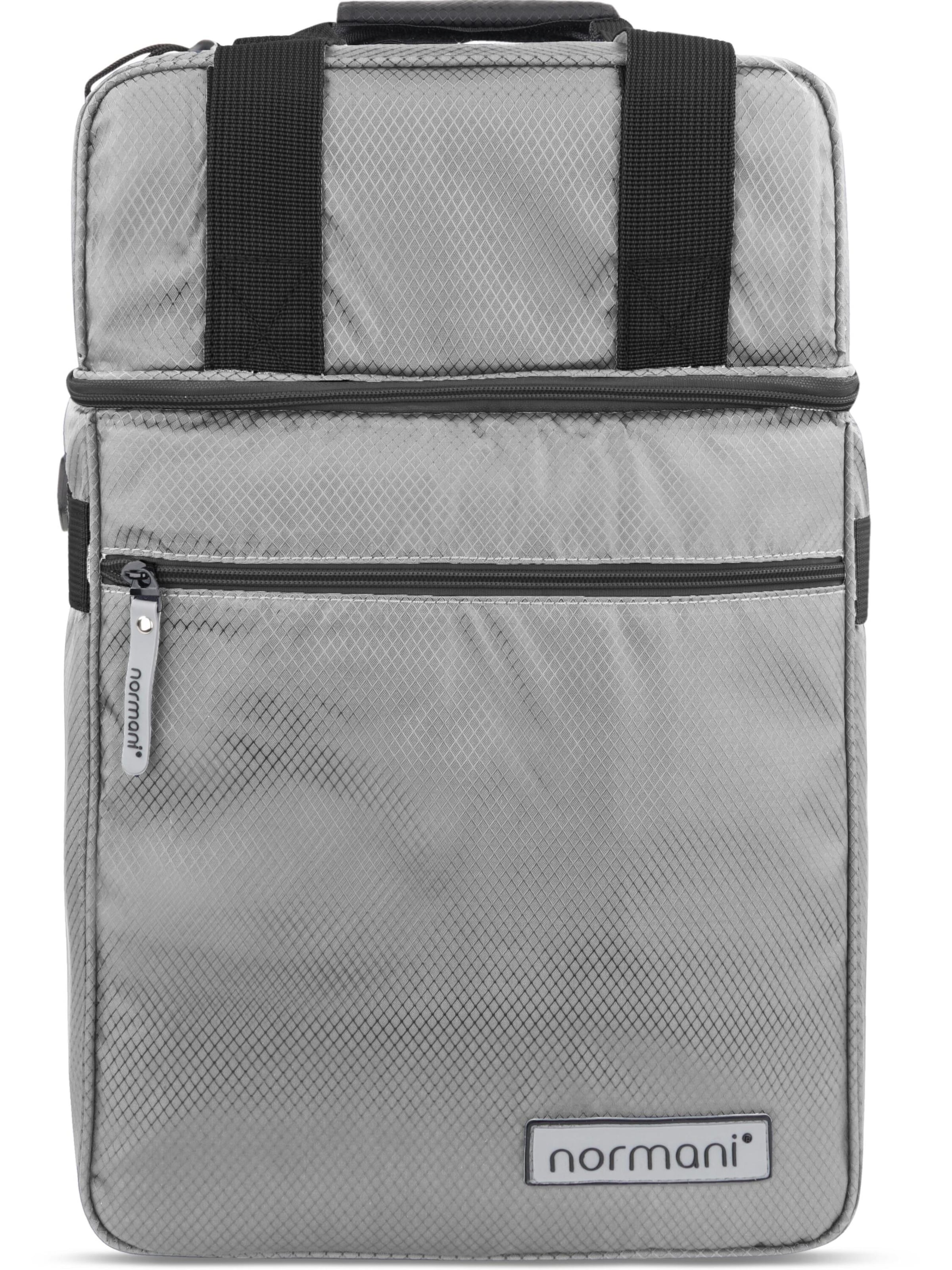 normani Kühltasche 'Astana' in Grau: Vorderseite