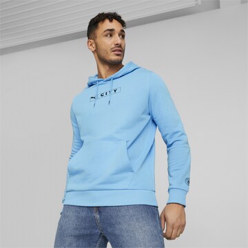 PUMA Athletic Sweatshirt 'Manchester City' in Blue: front