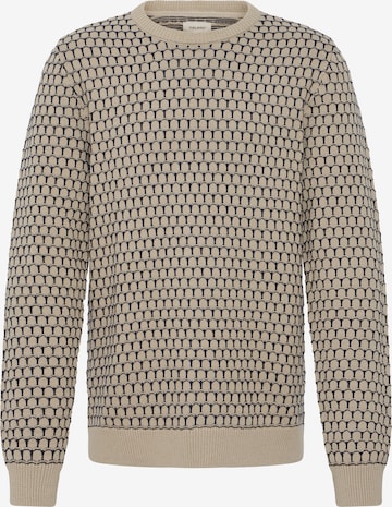 BLEND Pullover 'BHDONG' in Beige: Vorderseite
