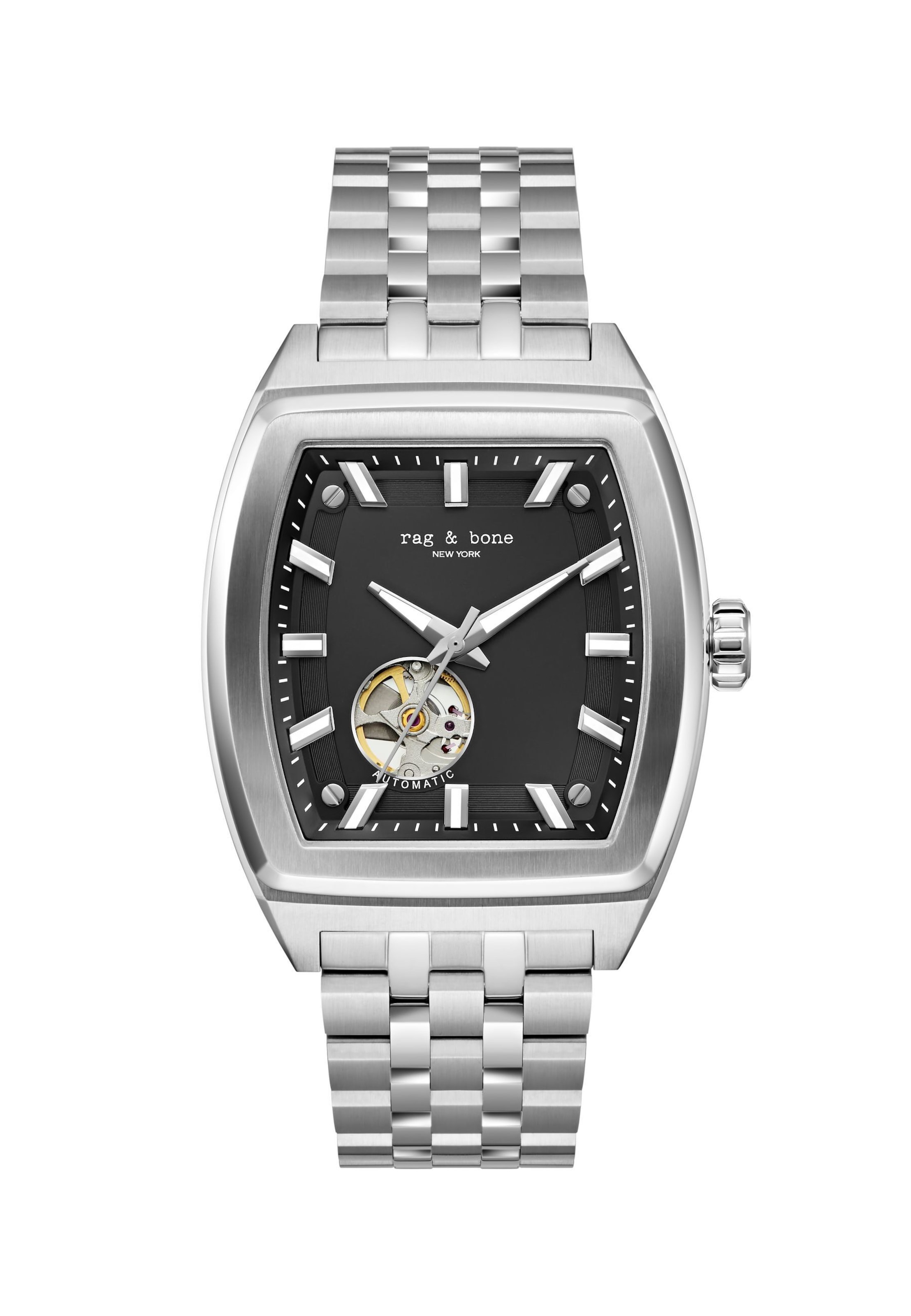 rag & bone Analog watch ' Mercer  ' in Silver: front