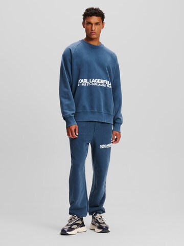 Sweat-shirt Karl Lagerfeld en bleu