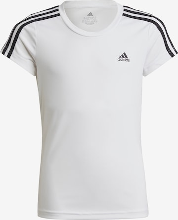 ADIDAS SPORTSWEAR Performance Shirt '3-Stripes' in White: front