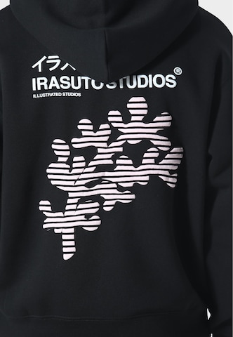 Sweat-shirt 'Sakura Wave' Irasuto Studios en noir
