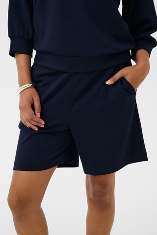 Kaffe Regular Broek 'KAAnnie' in Blauw: voorkant