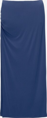 Pull&Bear Spódnica w kolorze niebieski: przód