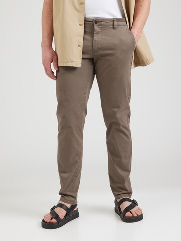 regular Pantaloni chino 'Brent' di Matinique in marrone: frontale