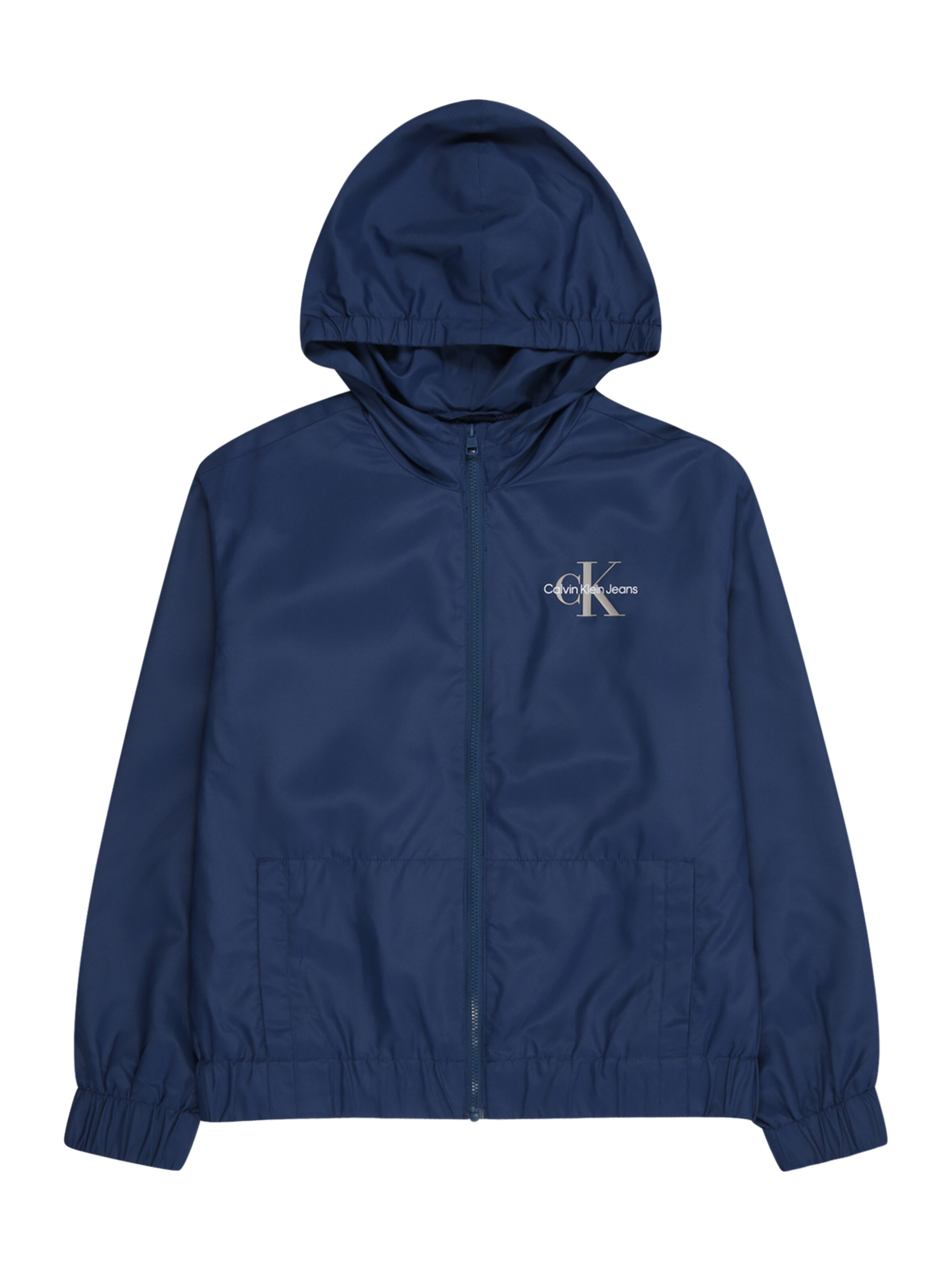 Calvin Klein Jeans - Casaco meia-estação 'ESSENTIAL' em azul: frente