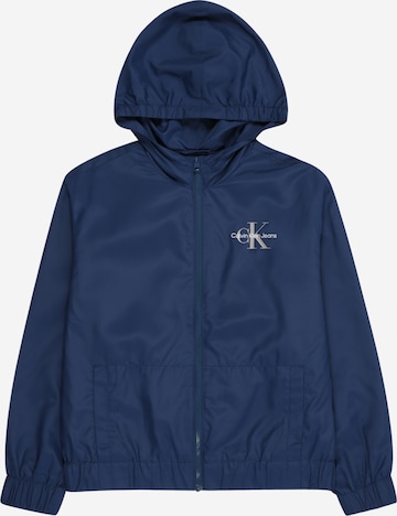 Geacă de primăvară-toamnă 'ESSENTIAL' de la Calvin Klein Jeans pe albastru: față