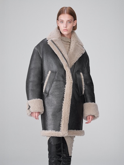 VESPUCCI BY VSP Winter Coat 'Eleonore' in Anthracite, Item view