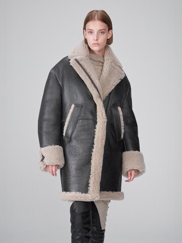 VESPUCCI BY VSP Wintermantel 'Eleonore' in Grau: Vorderseite