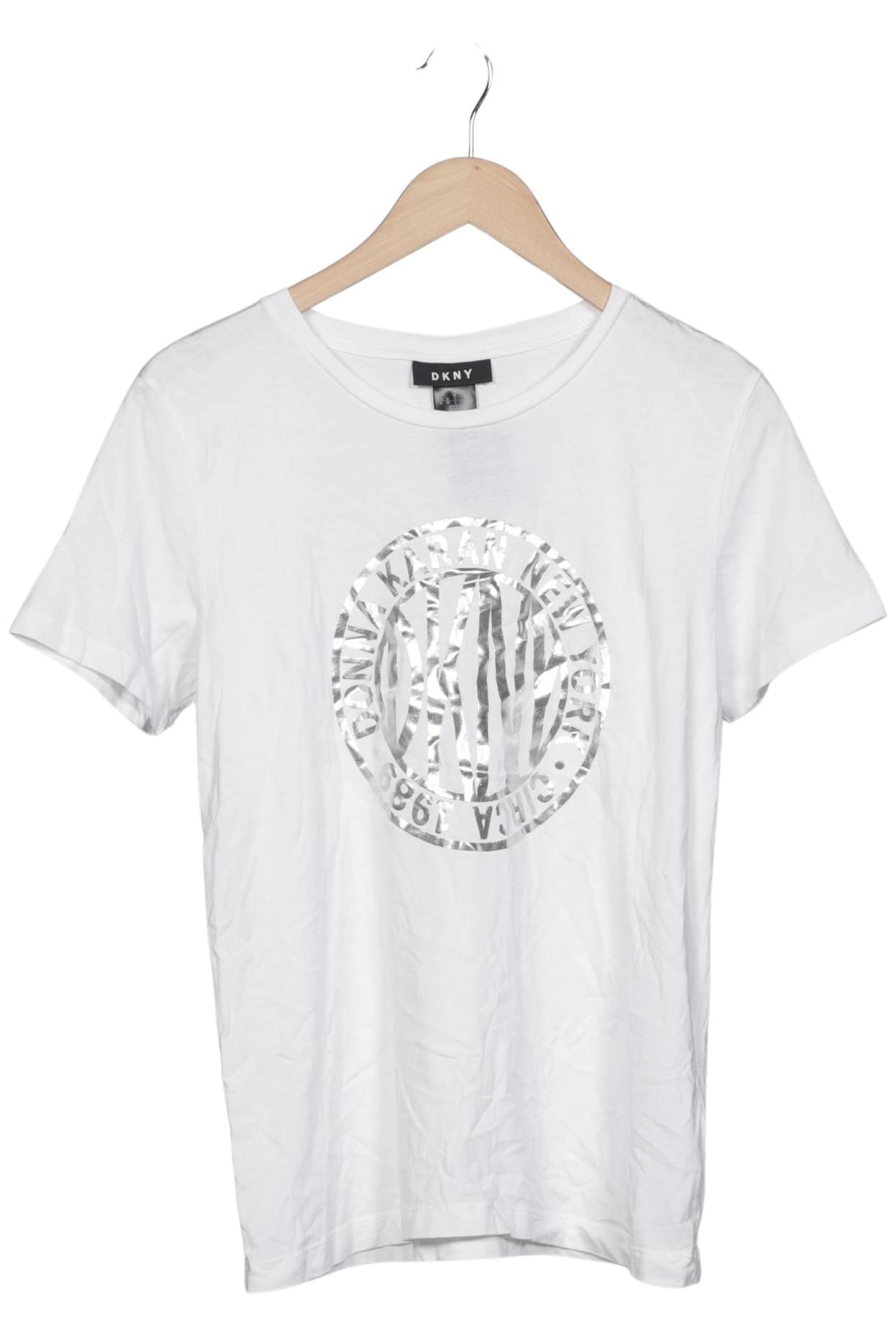 DKNY T-Shirt M in Weiß: Vorderseite