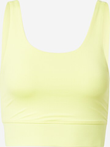 Hey Honey - Bustier Sujetador deportivo en amarillo: frente