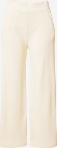 Max Mara Leisure Wide leg Broek 'ETTORE' in Beige: voorkant