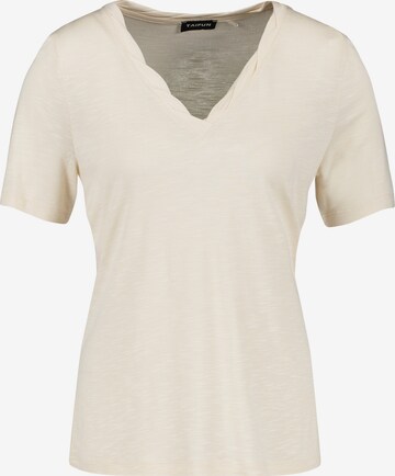 TAIFUN Shirt in Beige: voorkant