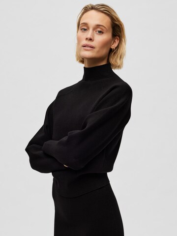 Pull-over 'MERLE FYRIA' SELECTED FEMME en noir