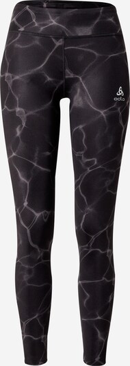 ODLO Sportbroek in de kleur Donkergrijs / Zwart, Productweergave