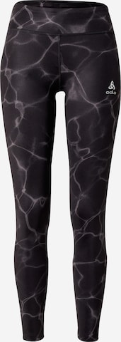 ODLO - Slimfit Pantalón deportivo en negro: frente