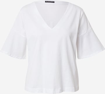 Sisley T-shirt i vit: framsida