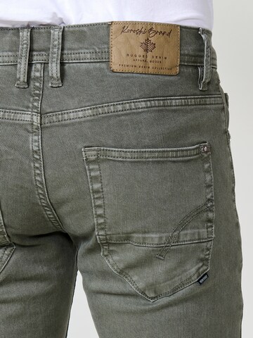 KOROSHI Normalny krój Jeansy w kolorze zielony