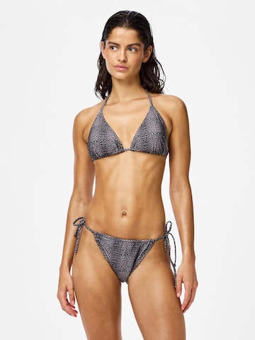 PIECES Triangel Bikini 'PCBaomi' in Lila: voorkant