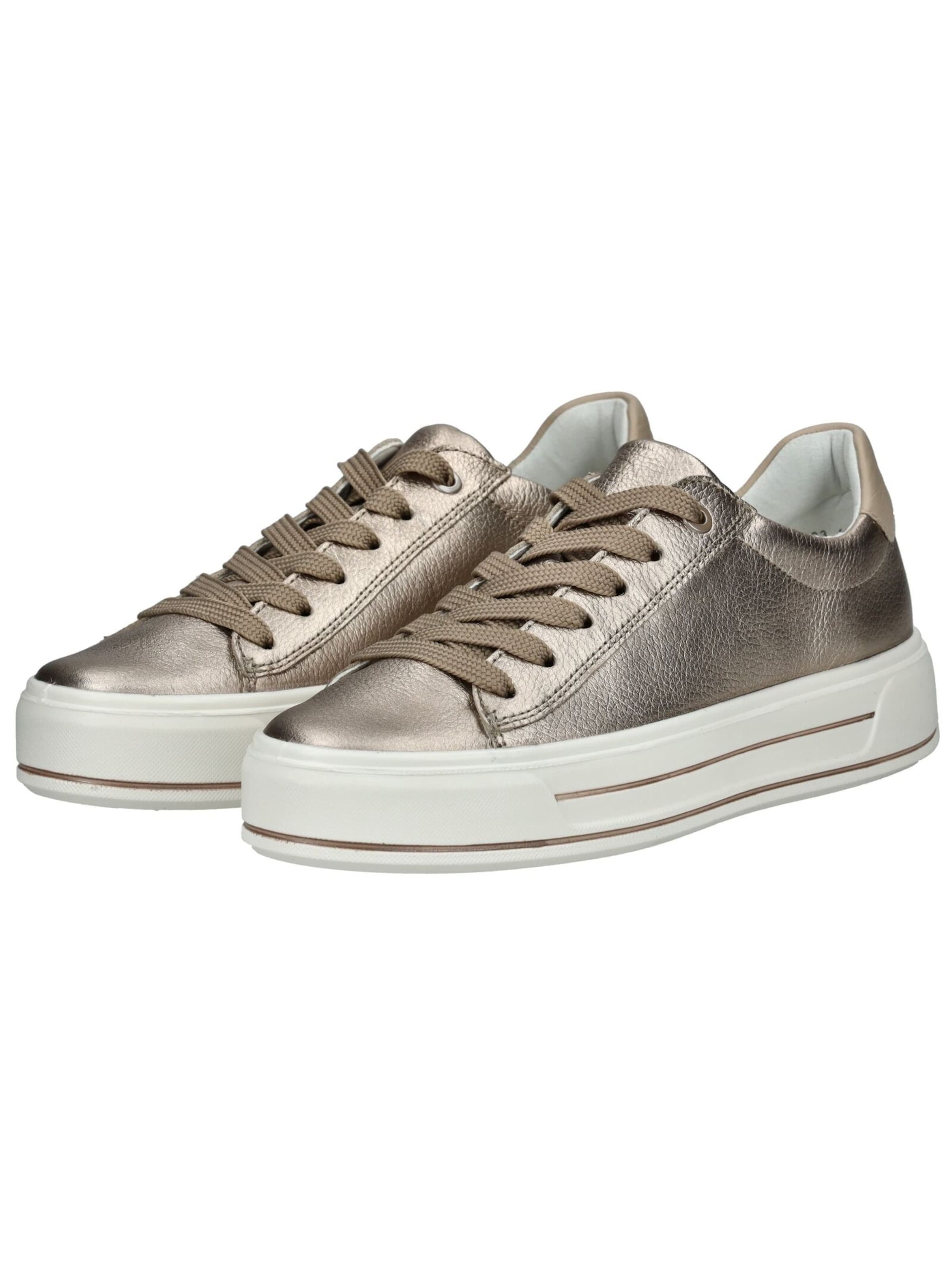 Baskets basses ARA en or