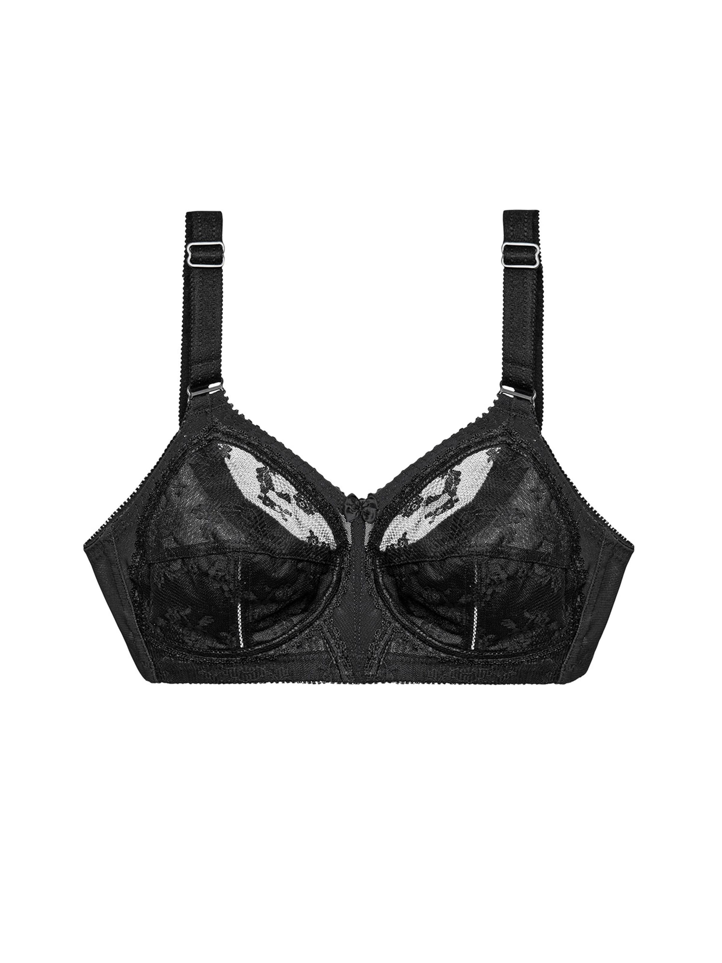 TRIUMPH BH ' Doreen ' in Zwart: voorkant