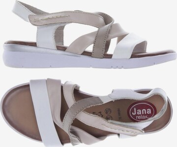 JANA Sandals & High-Heeled Sandals in 37 in White: front