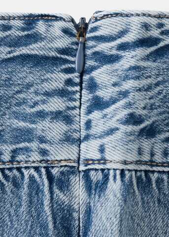 MANGO TEEN Wide leg Jeans 'Soft' in Blue