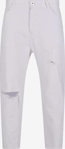 Tapered Jeans di 2Y Premium in bianco: frontale