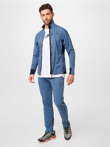 ADIDAS TERREX Athletic Jacket 'Xperior' in Blue
