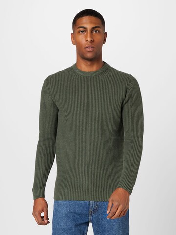 MELAWEAR Pullover 'RAVI' (GOTS) in Grün: predná strana