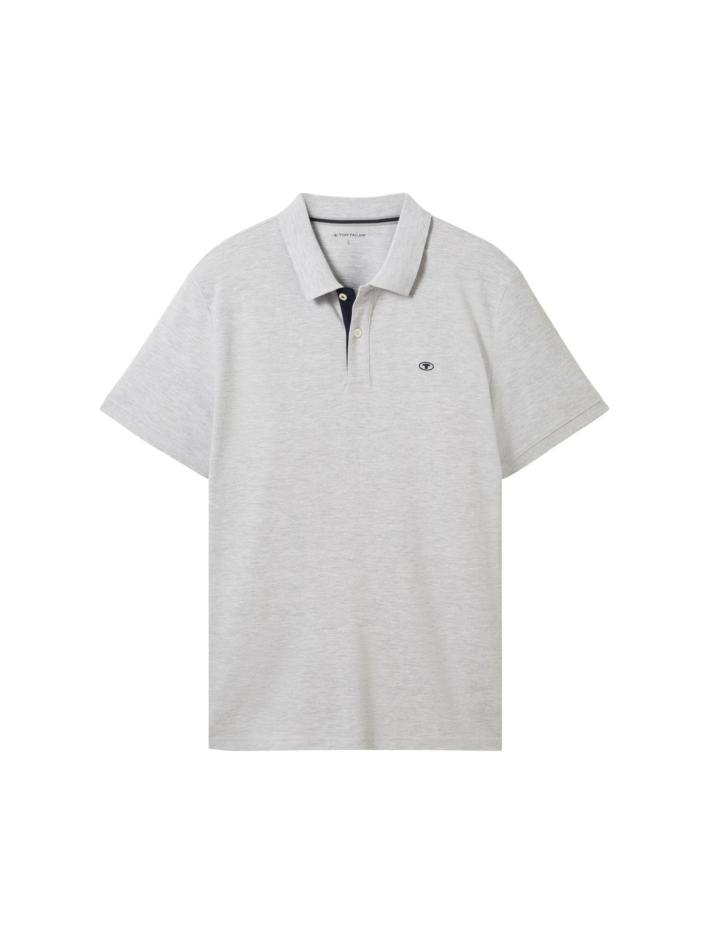 TOM TAILOR Тениска в сиво: отпред