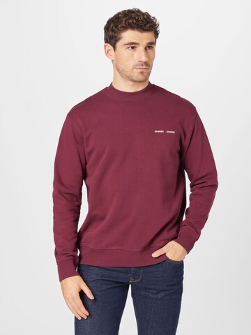 Samsøe Samsøe - Sweatshirt 'Norsbro' em vermelho: frente