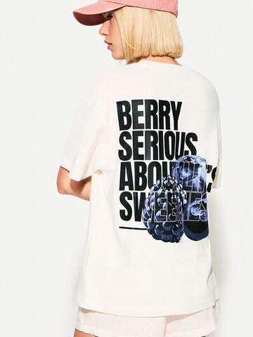 Maglietta di Bershka in bianco: frontale