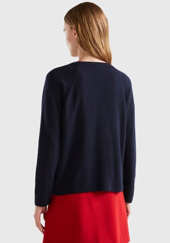 UNITED COLORS OF BENETTON Pullover in Blau