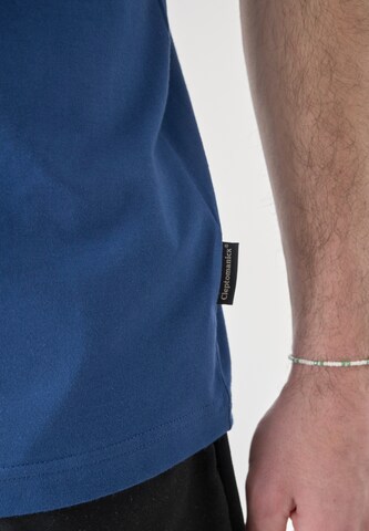 Cleptomanicx Shirt 'Classic Tee Ligull Classic' in Blue