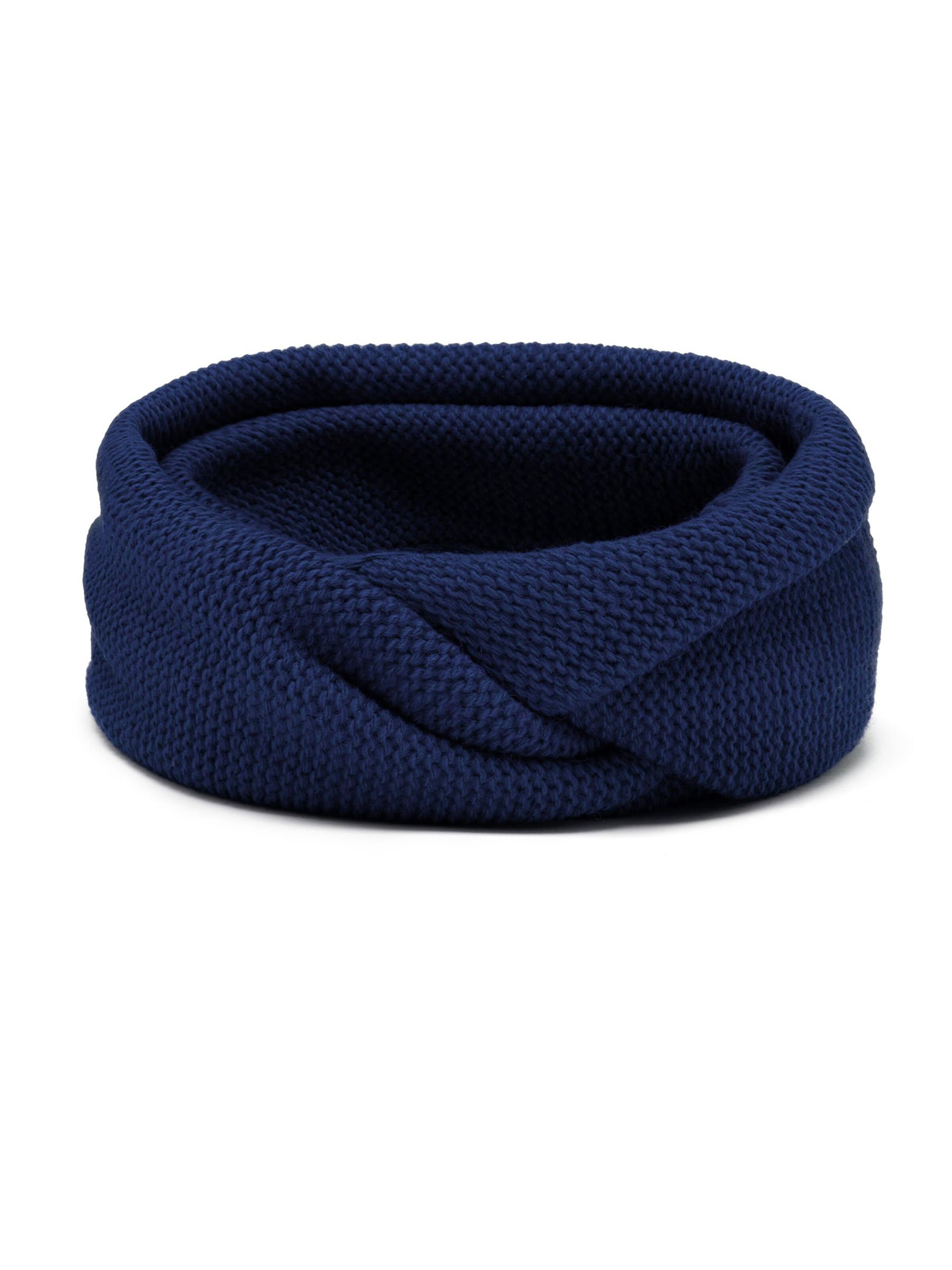 Vivisence Tunnelsjaal '7103' in Blauw: voorkant