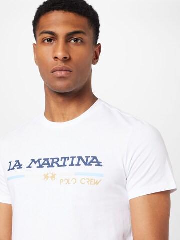 La Martina Тениска в бяло