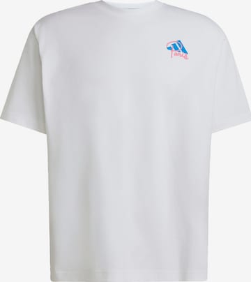 ADIDAS PERFORMANCE Performance shirt 'Running Paris' in White: front