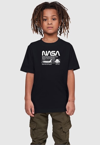 ABSOLUTE CULT Shirt 'Nasa' in Zwart: voorkant