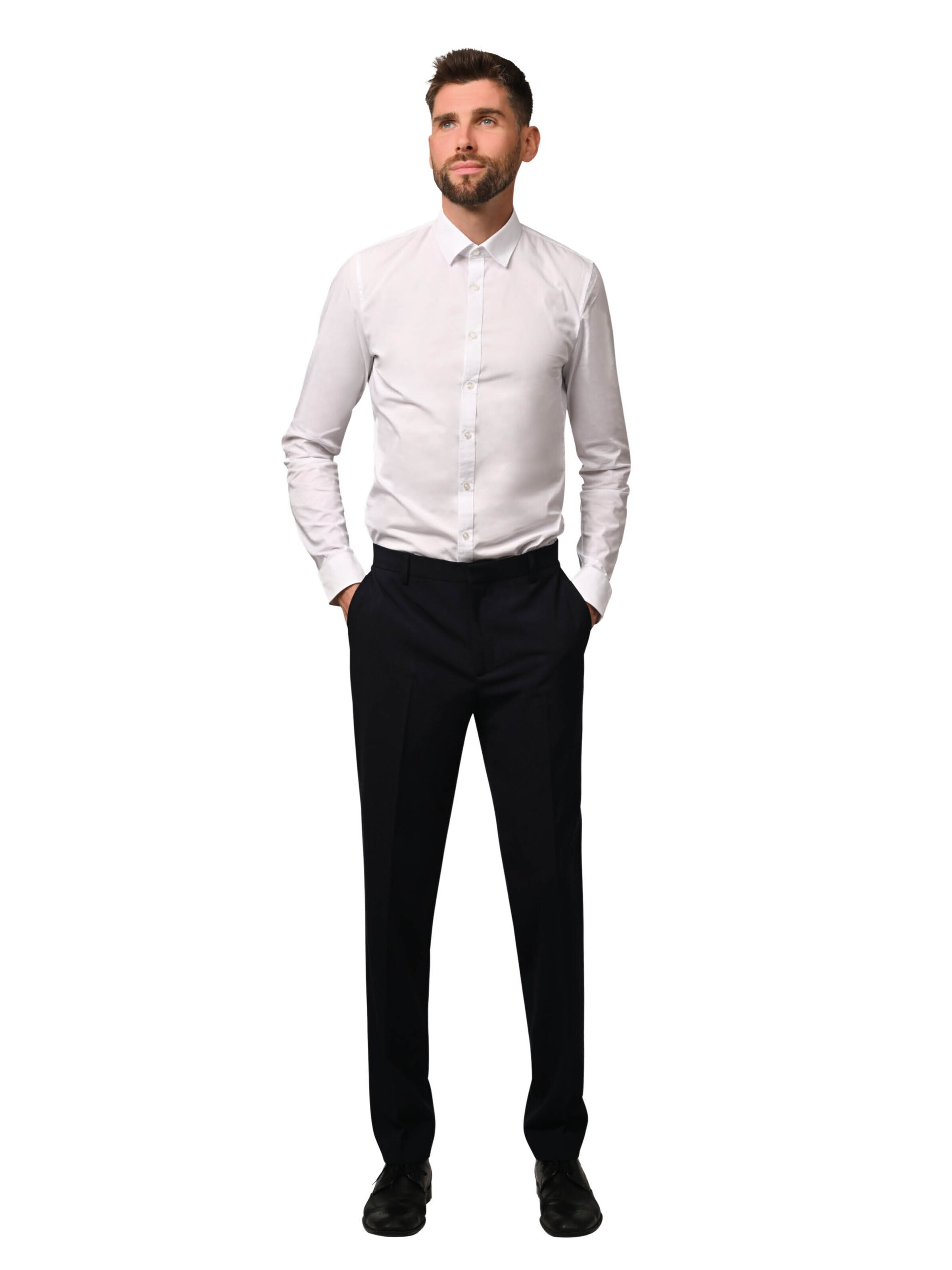 Hirschthal Slim fit Suit in Blue