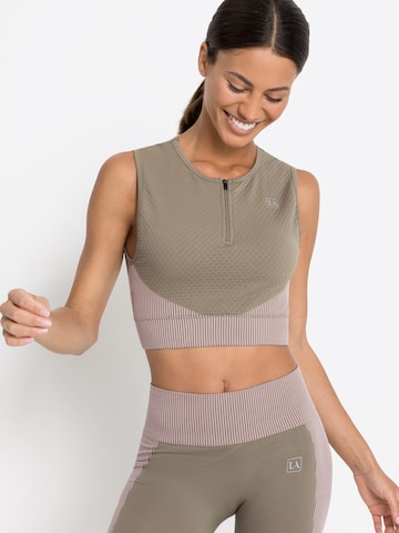 LASCANA ACTIVE Sports top in Green: front