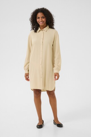 Kaffe Shirt dress 'Milia' in Beige
