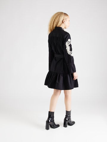 Y.A.S Sukienka koszulowa 'TAPELA' w kolorze czarny