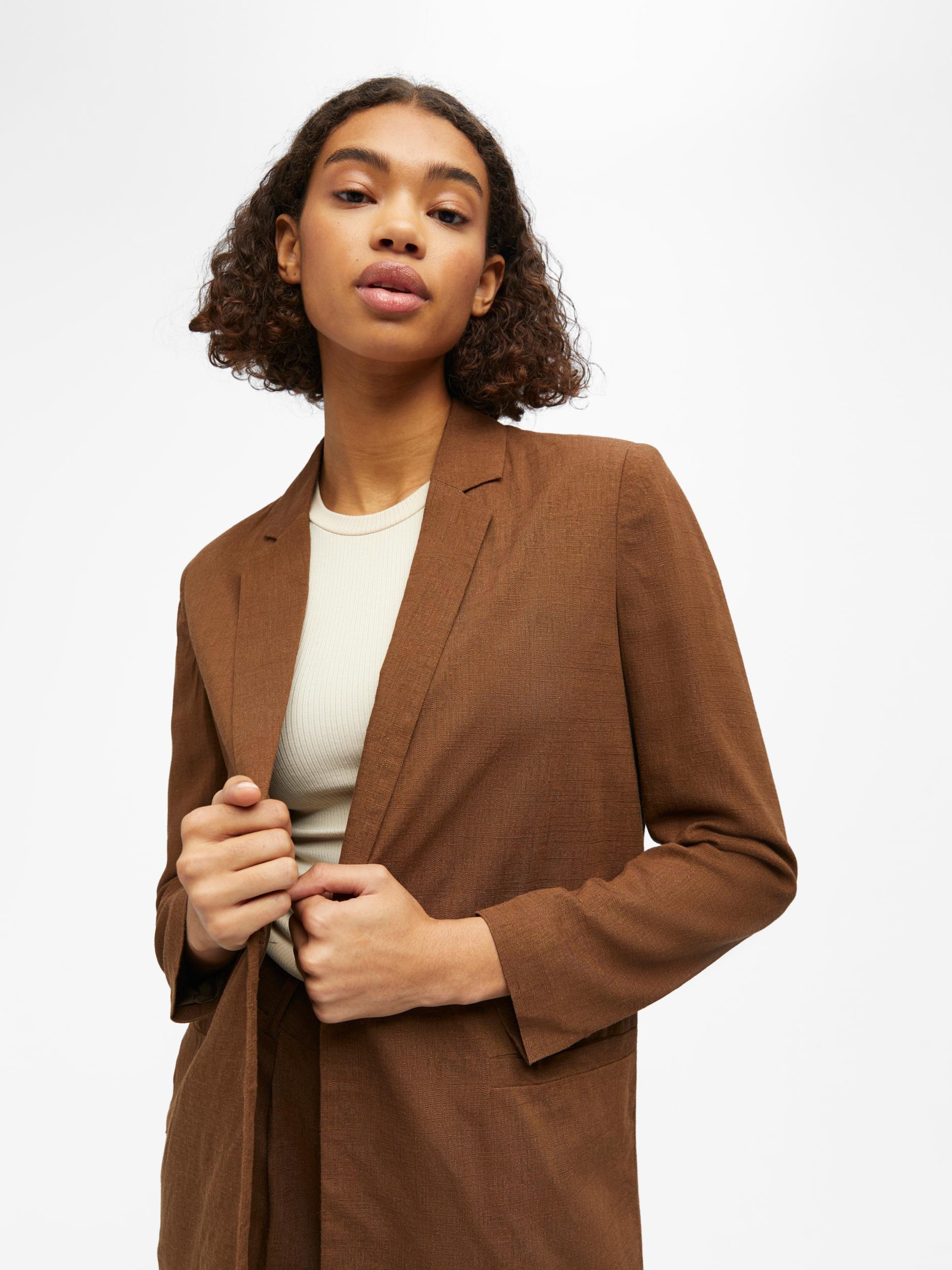 Chocolate color blazer hot sale