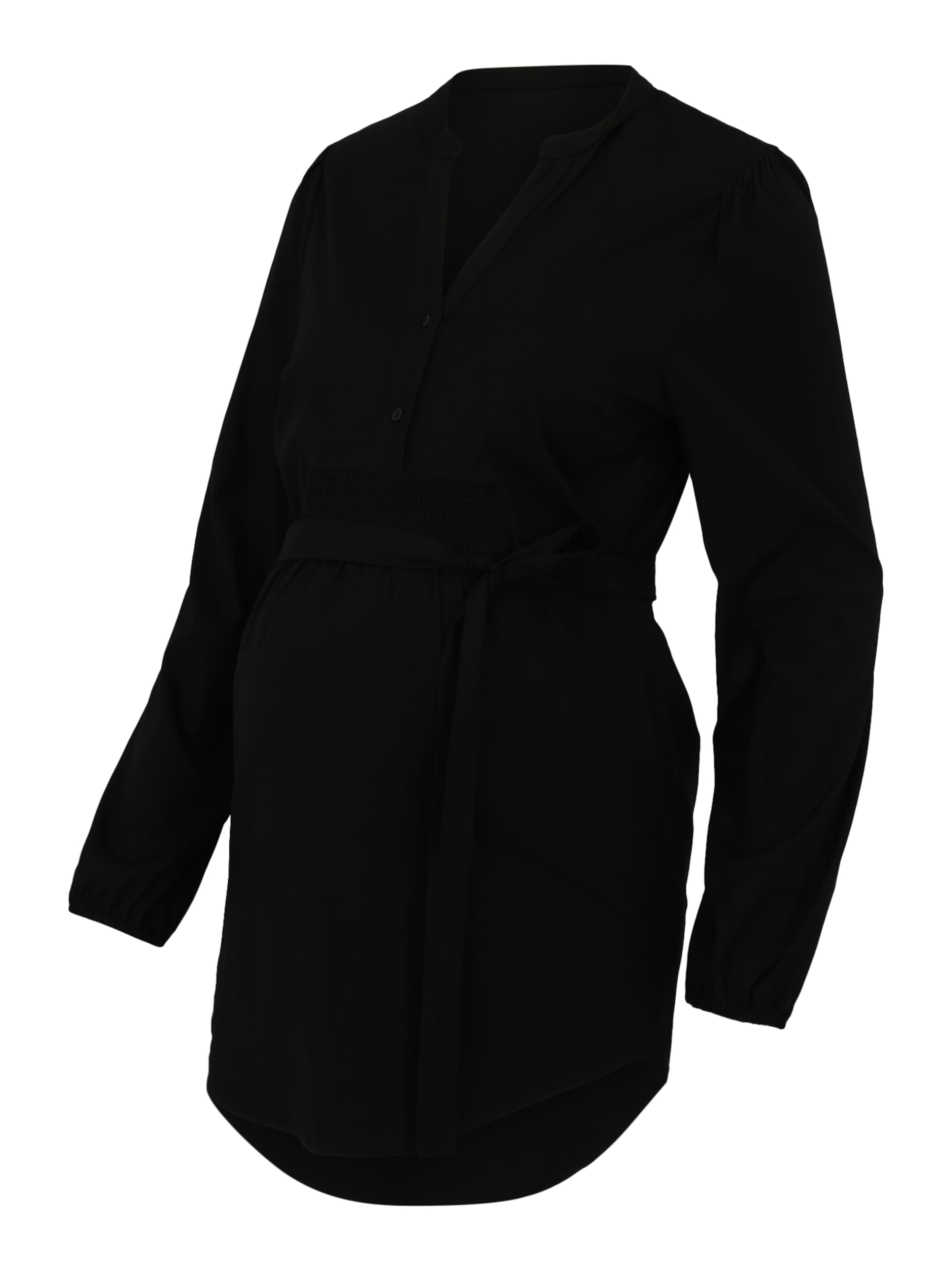 Chemisier 'MLElva Lia' MAMALICIOUS en noir : devant